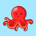 Octopus vector illustration Royalty Free Stock Photo